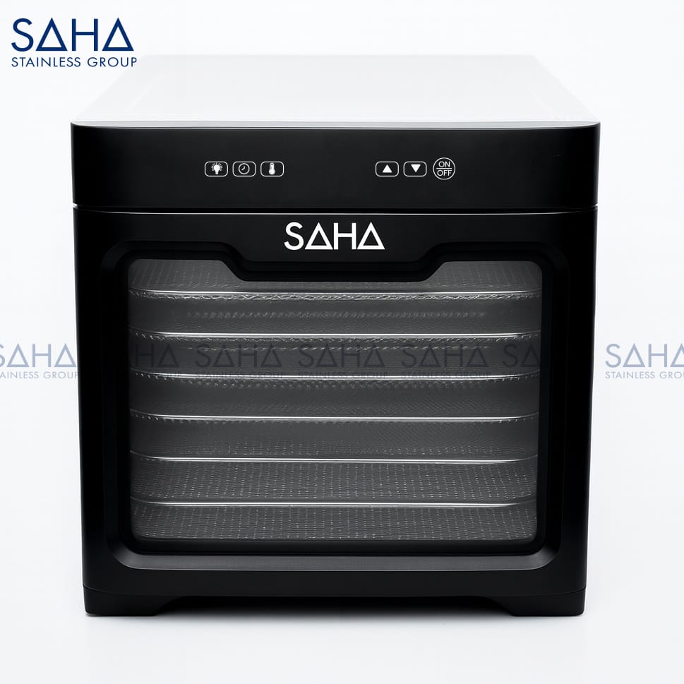 SAHA-Digital-Countertop-Dehydrator-8-Trays-Tray-size-31.8-31.8-Cm-Model-SHDHS2CD8B- SAHA – Digital Countertop Dehydrator 8 Trays (Tray size: 31.8 * 31.8 Cm) – SHDHS2CD8B