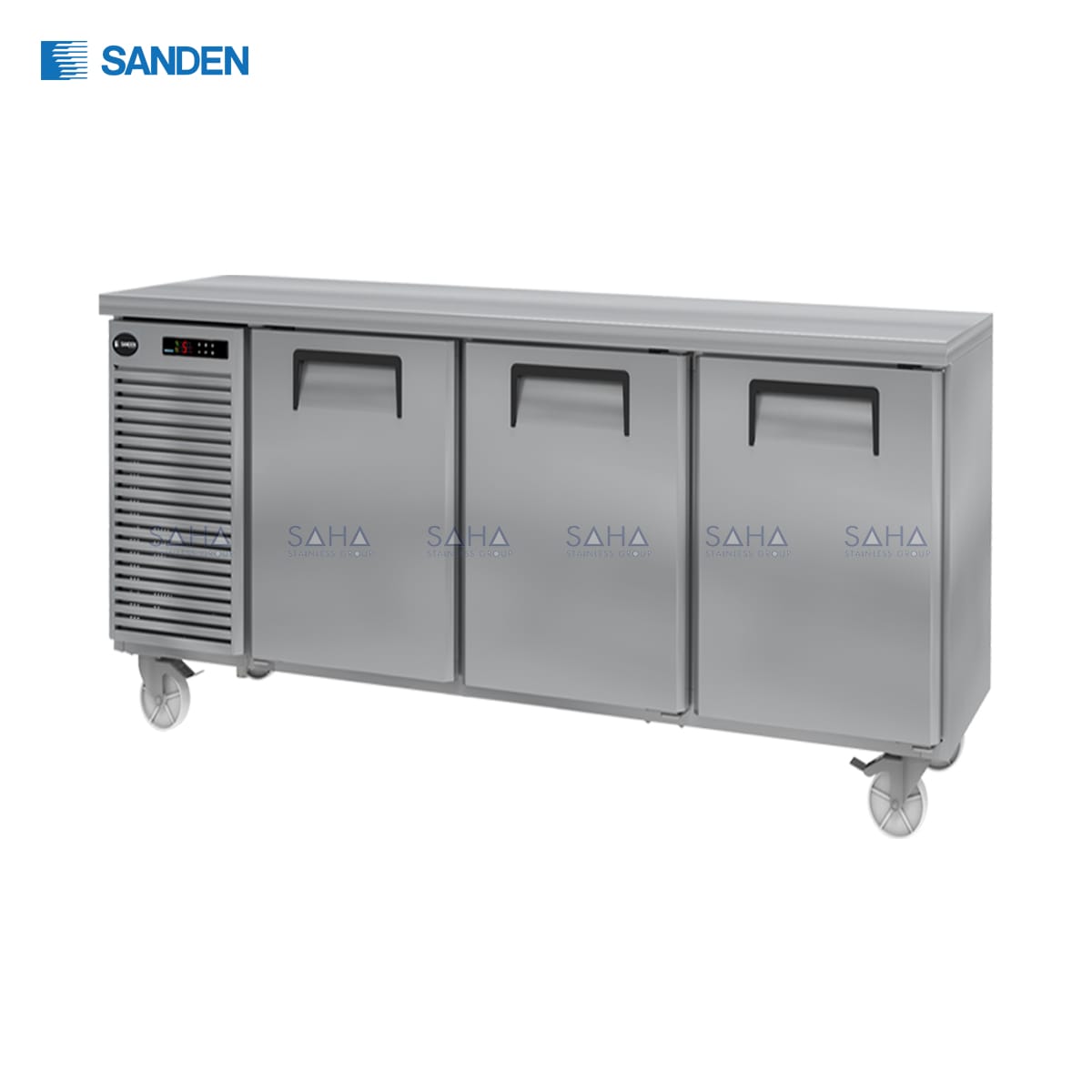 SCF2-1806-AR.jpg Sanden – 3 Doors - Under Counter Freezer - SCF2-1806-AR