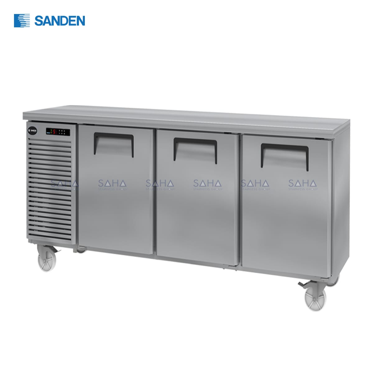 SCF2-1807-AR.jpg Sanden – 3 Doors – Under Counter Freezer - SCF2-1807-AR