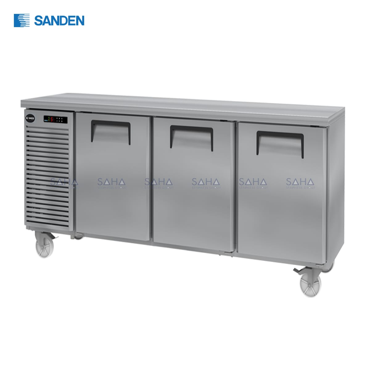 SCR2-1806-AR.jpg Sanden – 3 Doors - Under Counter Chiller - SCR2-1806-AR