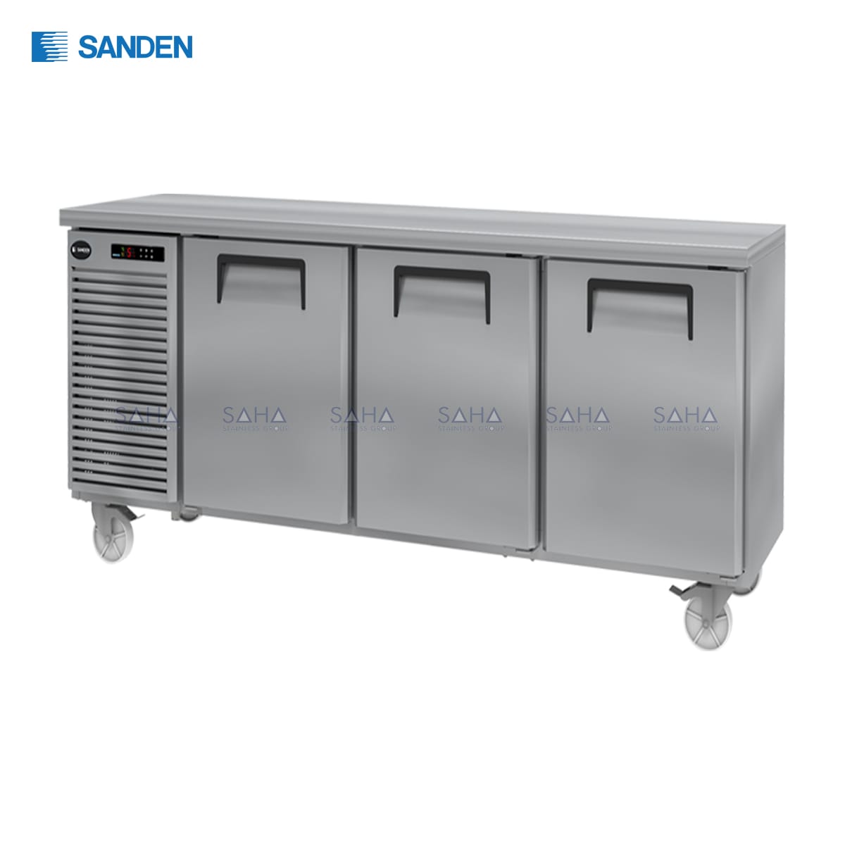 SCR2-1807-AR-2.jpg Sanden – 3 Doors - Under Counter Chiller - SCR2-1807-AR