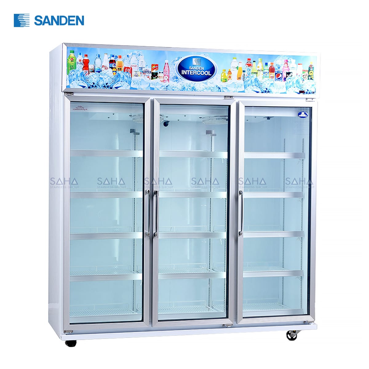 SDC-1500AY.jpg Sanden - 3 Door - Cooler - SDC-1500AY