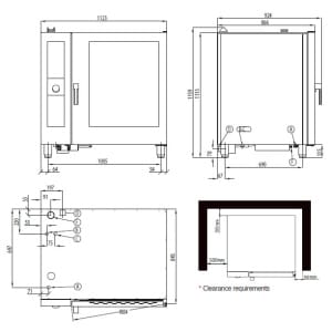 SEHE102W-data.jpg Giorik - Steambox Evolution Touch with Symbiotic Steam - SEHE102W