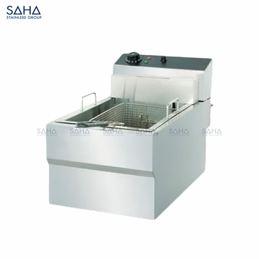 SHDFS3CET1L12.jpg SAHA - Electric Counter Top Fryer 1 Tank & 1 Basket 12.5 litres - SHDFS3CET1L12