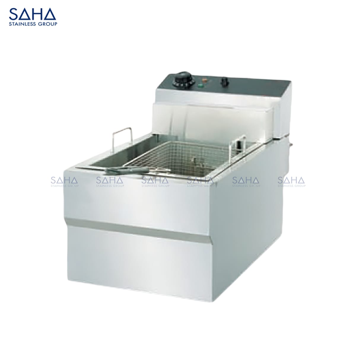 SHDFS3CET1L12.jpg SAHA - Electric Counter Top Fryer 1 Tank & 1 Basket 12.5 litres - SHDFS3CET1L12