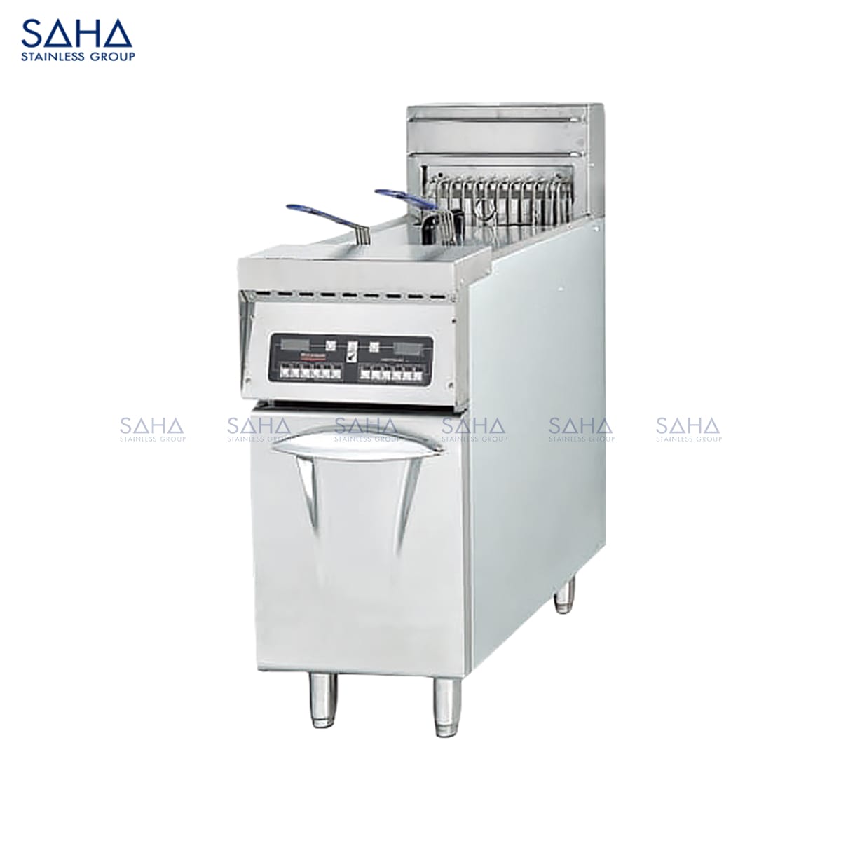 SHDFS3SET1BD.jpg SAHA - Electric Digital Fryer 1 Tank & 2 Baskets 28 litres, 18KW - SHDFS3SET1BD