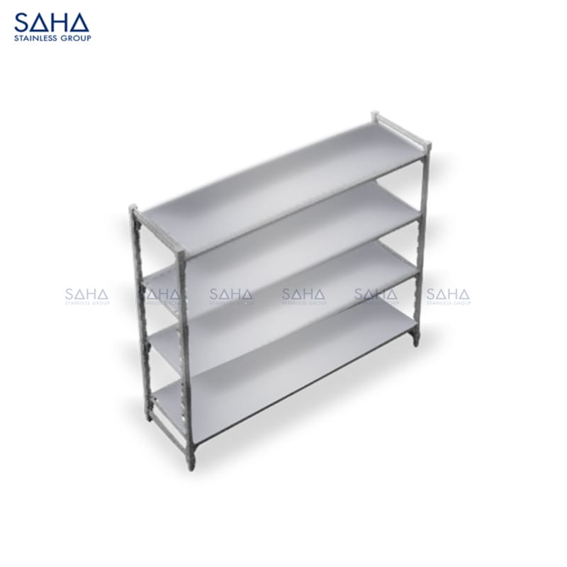 SHSSS3FS9153 SAHA - 4-Tier Adjustable Solid Plastic Shelf Size 182.5*53*160 CM – SHSSS3FS18253
