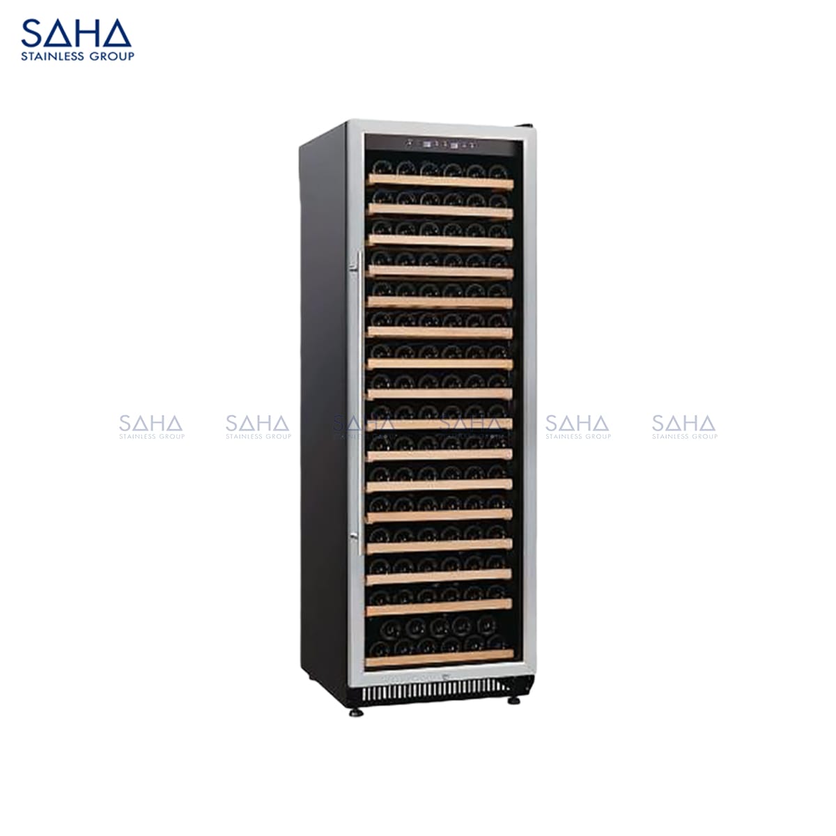 SHWIS1L43NSX.jpg SAHA – Wine Chiller Glass Door 430L 165 Bottles - Stainless Body – SHWIS1L43NSX