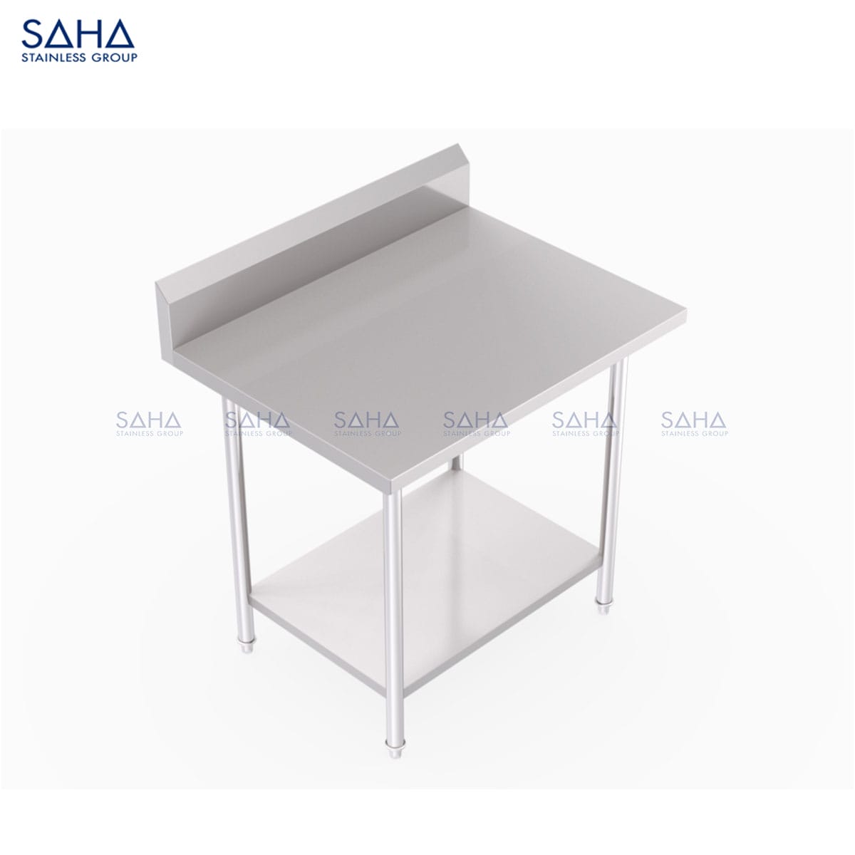 SHWT206-Table-Bottom-Plain-Shelf-BSweb60.jpg SAHA - Table With Bottom Shelf And Backsplash – SHWT206