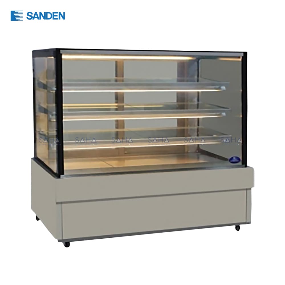 SKS-1507Z.jpg Sanden - Cake Showcase – Flat Glass 3 Shelfs - SKS-1507Z