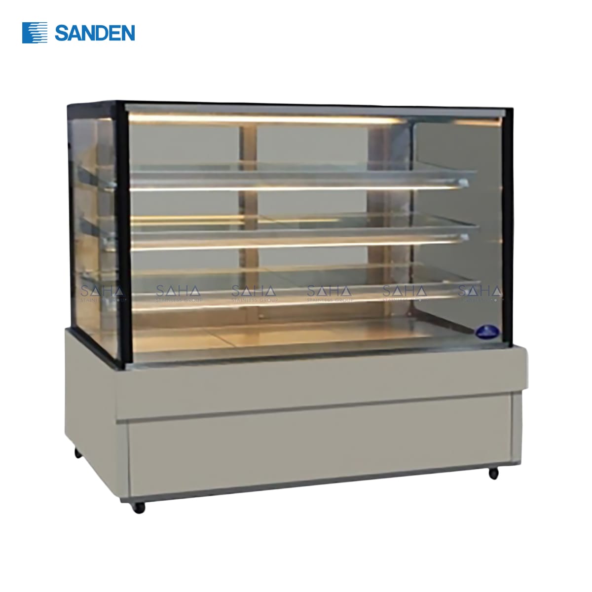 SKS-1507Z.jpg Sanden - Cake Showcase – Flat Glass 3 Shelfs - SKS-1507Z