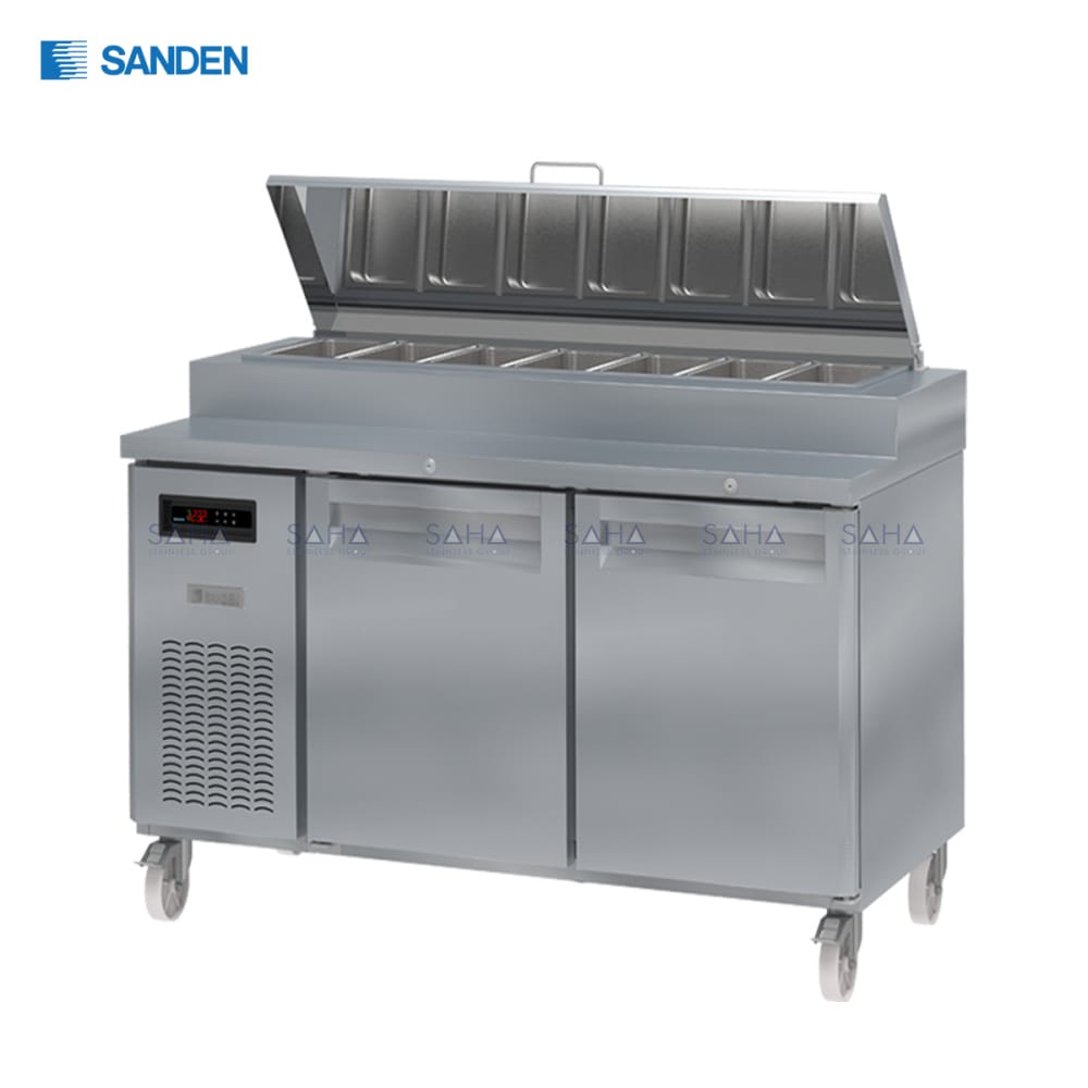 SPC3-1507-AS.jpg Sanden – 2 Doors - Under Counter - Pizza Preparation - SPC3-1507-AS
