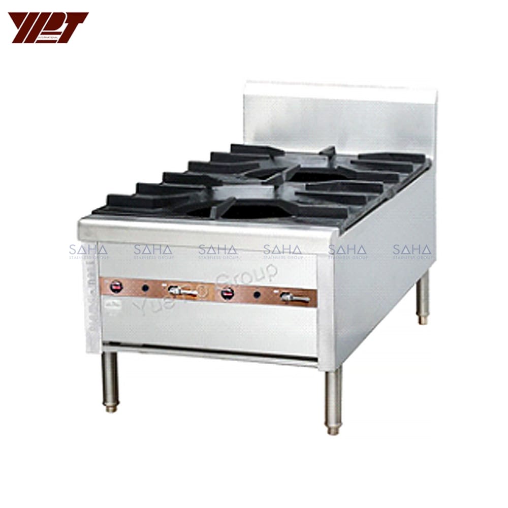SPS-2-8VS.jpg YPT - Flame-Mate 2.0 - 1 Ring Burner - Vertical Double Head - SPS-2-8V(S)
