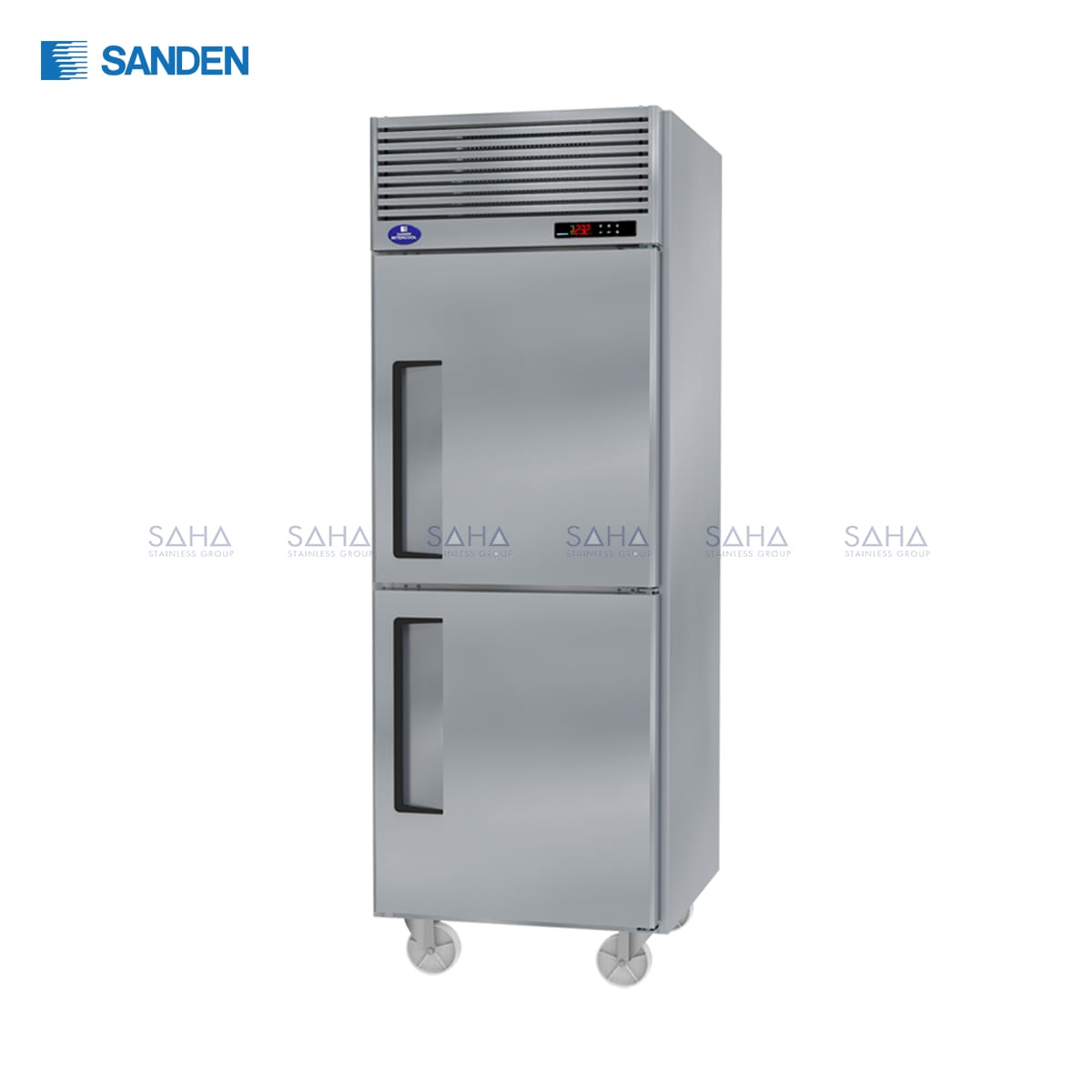 SRF2-0687-AS.jpg Sanden – 2 Doors - Reach-In Freezer - SRF2-0687-AS