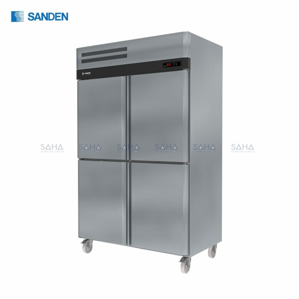 SRF3-1327-AR.jpg Sanden – 4 Doors - Reach-In Freezer - SRF3-1327-AR