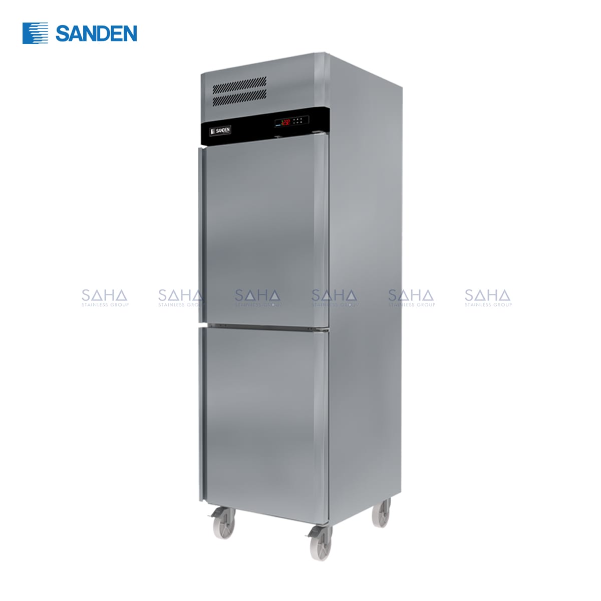 SRR3-0687-AR.jpg Sanden – 2 Doors - Reach-In Chiller - SRR3-0687-AR