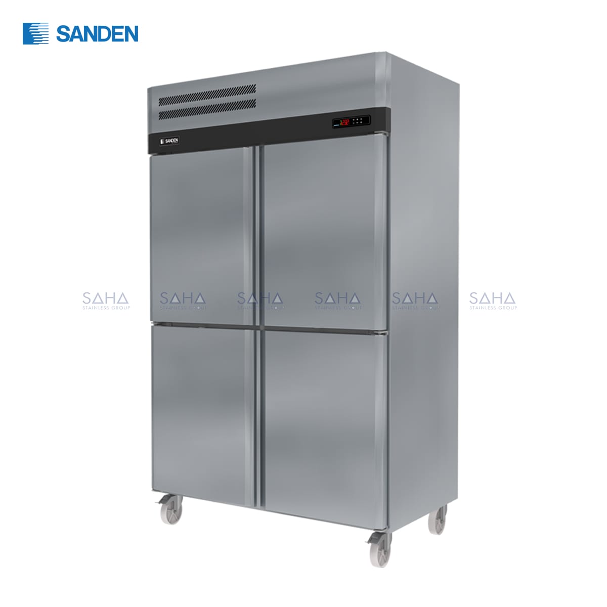 SRR3-1327-AR.jpg Sanden – 4 Doors - Reach-In Chiller - SRR3-1327-AR