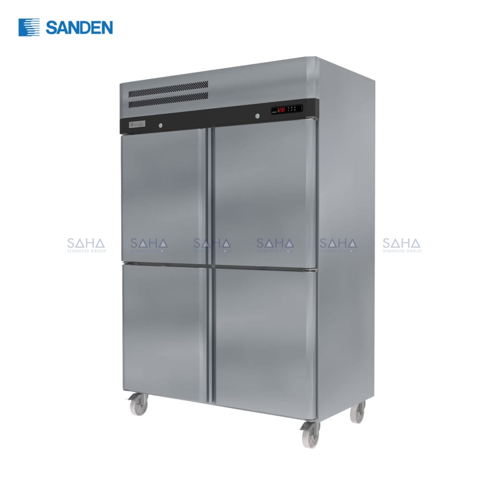 SRR3-1327-AS-1.jpg Sanden – 4 Doors - Upright Chiller - SRR3-1327-AS