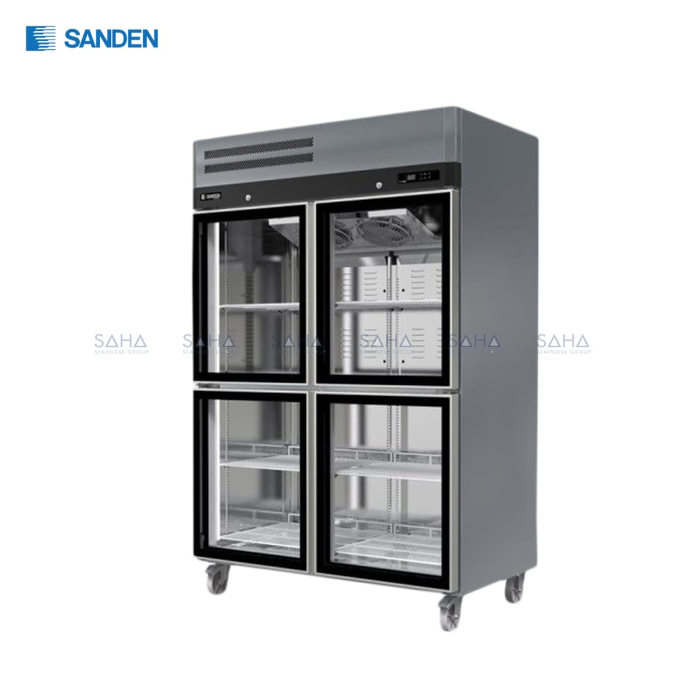 SRR3-1327CR.jpg Sanden - 4 Glass Doors - Upright Chiller - SRR3-1327CR