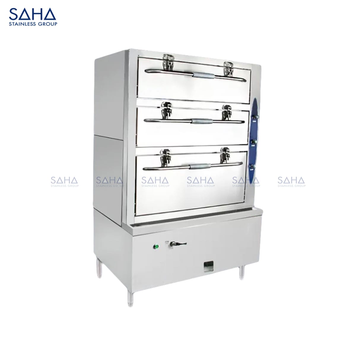 Three-Door-Seafood-Steamed-Cabinet-.jpg SAHA - Three Door Seafood Steamed Cabinet - SHSCS1G90