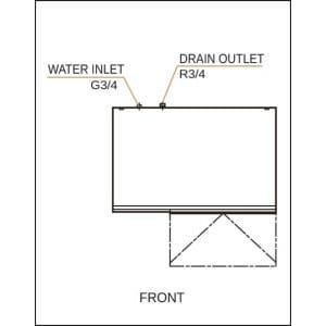 View_150KE_Top-236x300-1.jpg Hoshizaki - Ice Machine - FM-150KE