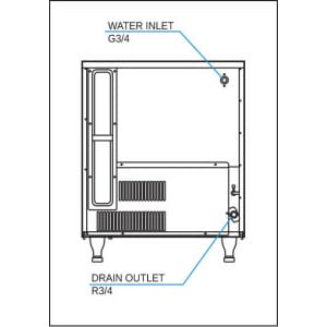 View_Back-210x300-1.jpg Hoshizaki - Ice Machine - IM-45CNE