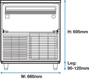 View_Front-300x267-1.jpg Hoshizaki - Ice Machine - IM-45CA