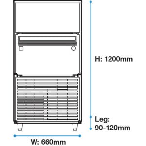 View_Front3-246x300-1.jpg Hoshizaki - Ice Machine - IM-130A
