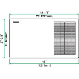View_Front7-300x216-1.jpg Hoshizaki - Ice Machine - KM-1301SAH-E