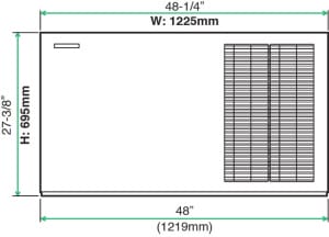 View_Front7-300x216-1.jpg Hoshizaki - Ice Machine - KM-1301SAH-E