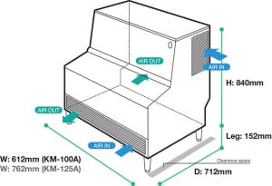 View_Perspective.jpg1-300x205-1.jpeg Hoshizaki - Ice Machine - KM-125A