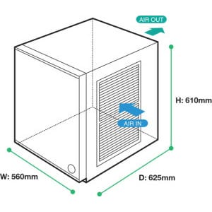 View_Perspective14-300x256-2.jpg Hoshizaki - Ice Machine - KMD-270AA