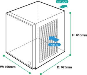 View_Perspective14-300x256-2.jpg Hoshizaki - Ice Machine - KMD-270AA
