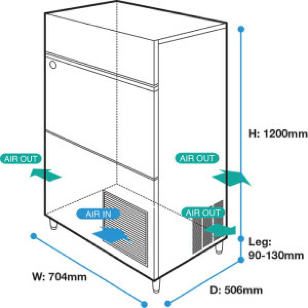 View_Perspective2-300x300-1.jpg Hoshizaki - Ice Machine - IM-100NE-23