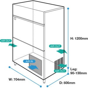 View_Perspective3-300x297-1.jpg Hoshizaki - Ice Machine - IM-130NE