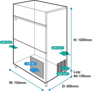 View_Perspective3-300x297-1.jpg Hoshizaki - Ice Machine - IM-130NE