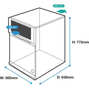 View_Perspective4-300x270-1.jpg Hoshizaki - Ice Machine - IM-220AA