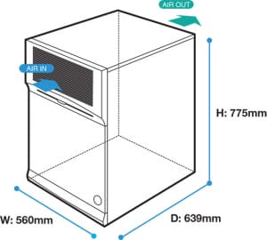 View_Perspective4-300x270-1.jpg Hoshizaki - Ice Machine - IM-220AA