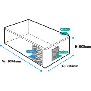 View_Perspective6-300x174-1.jpg Hoshizaki - Ice Machine - IM-240DNE