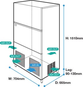 View_Perspective7-288x300-1.jpg Hoshizaki - Ice Machine - IM-240NE-23