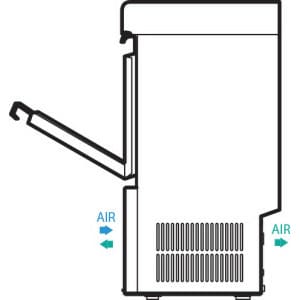 View_Side-282x300-1.jpg Hoshizaki - Ice Machine - LM-350M