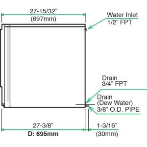 View_Side4-300x268-1.jpg Hoshizaki - Ice Machine - KM-1301SAH-E