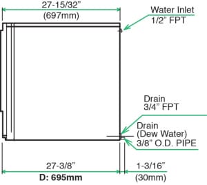 View_Side4-300x268-1.jpg Hoshizaki - Ice Machine - KM-1301SAH-E