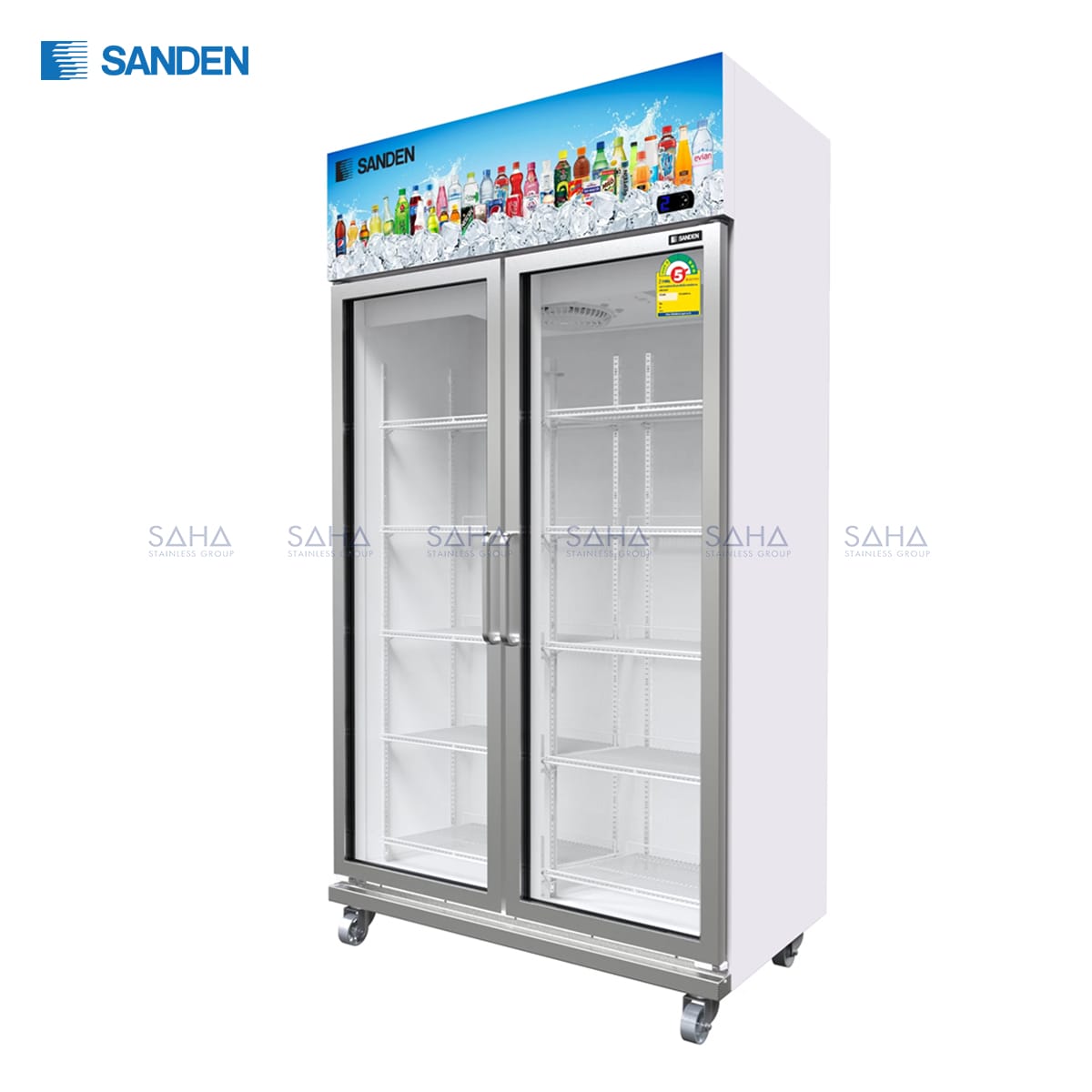 YEM-1105.jpg Sanden – 2 Doors – Display Cooler - YEM-1105