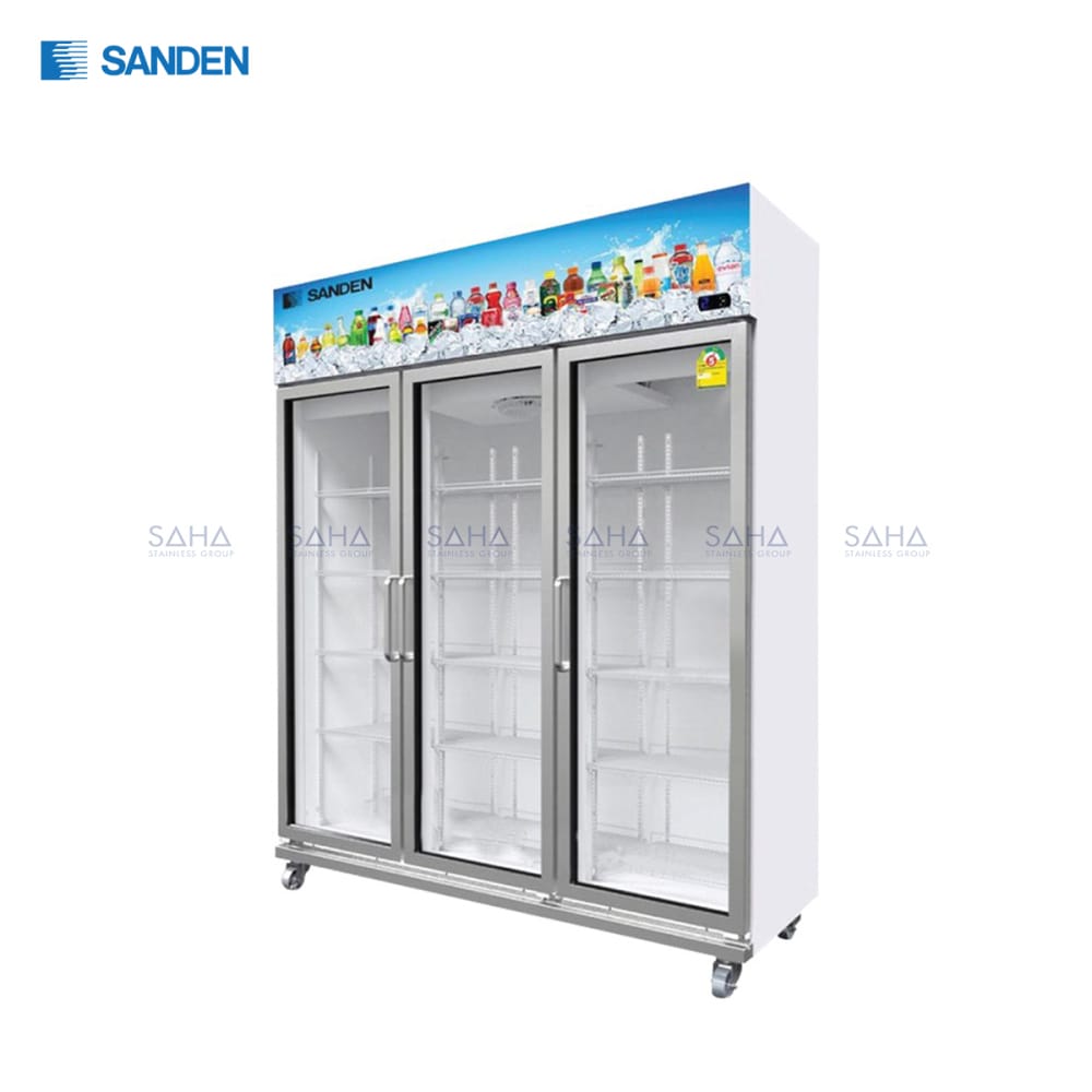 YEM-1605.jpg Sanden – 3 Doors - Display Cooler - YEM-1605