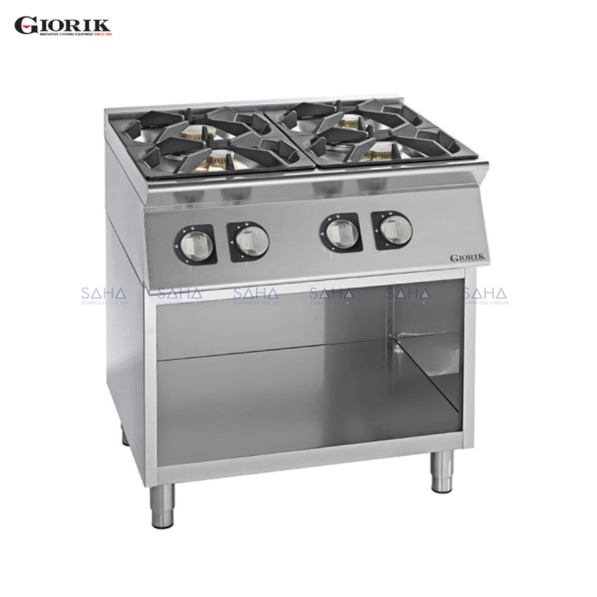 cg740gweb60.jpg Giorik - Unika 700 - 4 Burner Gas Range On Open Base Unit – CG740G