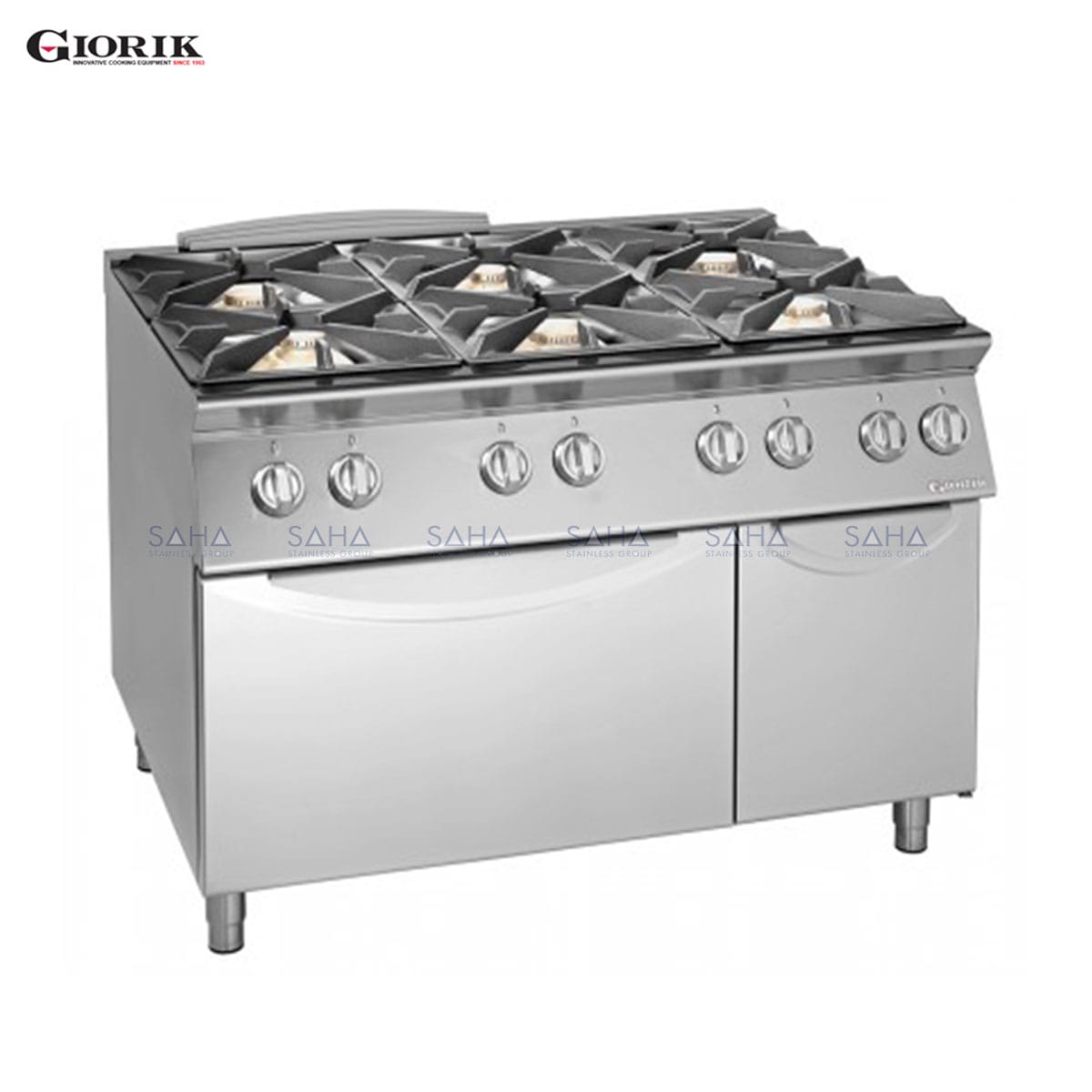 cg760eweb60.jpg Giorik - Unika 700 - 6 Burner Gas Range On Electric Oven And Neutral Cabinet – CG760E