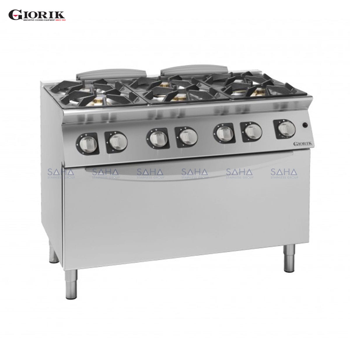 cg760hweb60.jpeg Giorik - Unika 700 - 6 Burner Gas Range On Maxi Gas Oven – CG760H