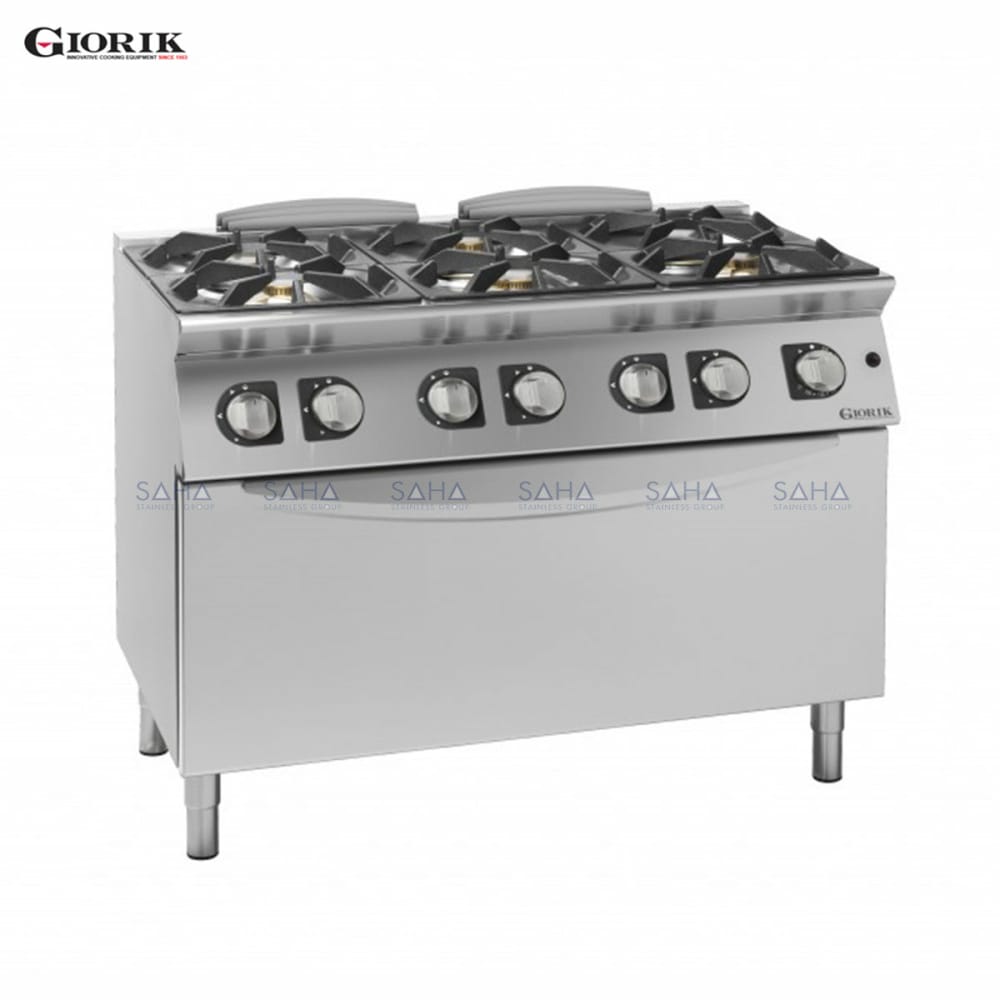 cg76ehweb60.jpeg Giorik - Unika 700 - 6 Burner Gas Range On Maxi Electric Oven – CG76EH