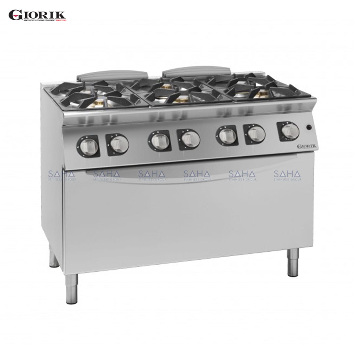 cg76ehweb60.jpeg Giorik - Unika 700 - 6 Burner Gas Range On Maxi Electric Oven – CG76EH